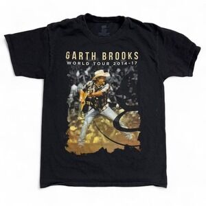 Garth Brooks World Tour 2014–2017 T-Shirt Men's Medium Country Music Graphic